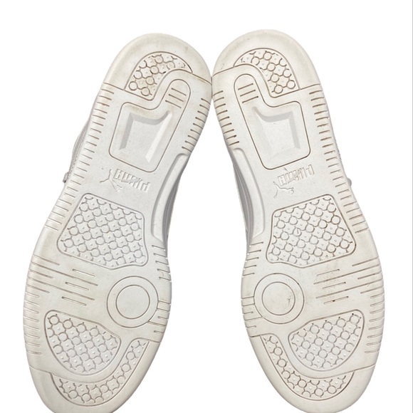 90s Style Puma Hightop Plain Clean Minimal White Size 12 - Picture 6 of 6